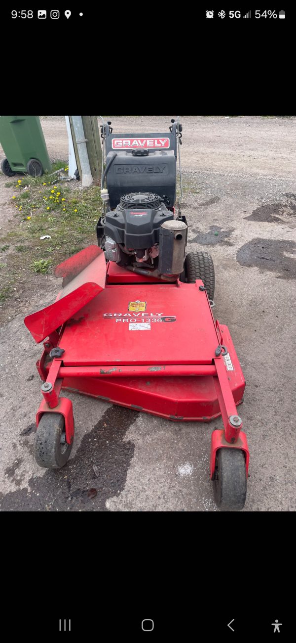 Gravely Stand Behind Lawn Mower